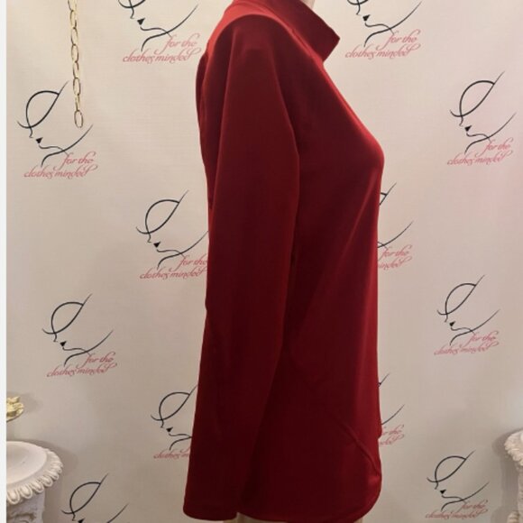 Adidas. Sz Large. Dark Red Pullover. Soft Interior. Lon Raglan Sleeves. B123 - Picture 3 of 6